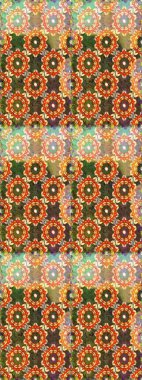 Kahverengi renklerde, altın elementli, pürüzsüz bir desen. Şam tasarım için kusursuz desen.