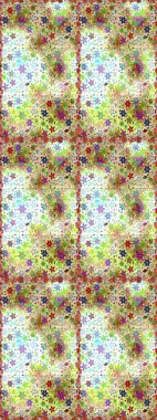 Raster. Sabıka fotoğraflarında, bebek kıyafetlerinde, duvar kâğıtlarında, paket kutularında falan kullanılabilir. Zarif, parlak ve kusursuz nötr ve bej desenli çiçek deseni.