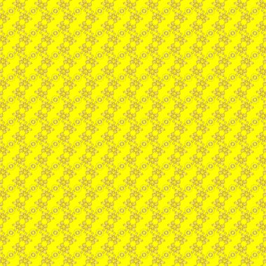 Kahverengi, yeşil ve sarı renklerde altın elementler. Duvar kâğıdı barok, İspanyol kumaşı. Kusursuz raster arka plan. Çiçek deseni. Şekil grafik deseni.