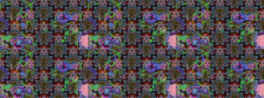 Güzel çiçek deseni. Düz Çiçek Elementleri Tasarımı. Renkli Bahar Teması eskiz kalıbı. Tarafsız renklerde çiçekler.