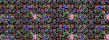 Güzel çiçek deseni. Düz Çiçek Elementleri Tasarımı. Renkli Bahar Teması eskiz kalıbı. Tarafsız renklerde çiçekler.