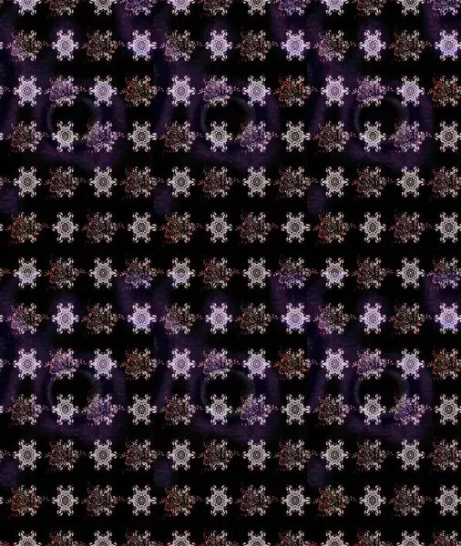 Nazik romantik baskı. Tatil havası. Siyah renkli çiçekler. Raster güzel bir çiçek deseni çizmiş. Bahar mevsimi.