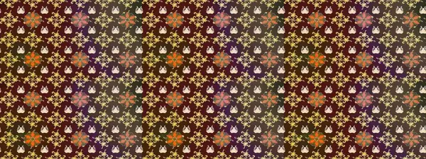 Eskiz arkaplan modeli. Vadinin çiçekleri kahverengi renklerde. Suluboya, elle çizilmiş. Raster - stok.