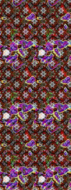 Küçük çiçekte güzel bir çiçek deseni var. Çiçekli çiçek deseni, suluboya. Raster deseni.