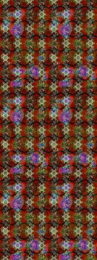 Kızılderili desenli desenli desenli şal deseni. Etnik Mandala süsü. Raster Henna dövme stili. Tekstil, tebrik kartı, boyama kitabı, telefon kılıfı baskısı için kullanılabilir.