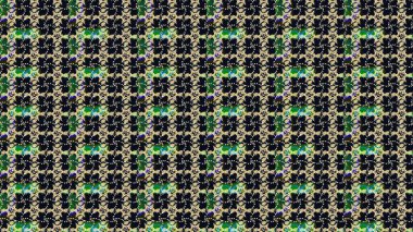 Yumuşak, bahar çiçekleri siyah renklerde. Çiçek ve yapraklı karalama şeklinde Raster çiçek deseni. Raster illüstrasyonu.