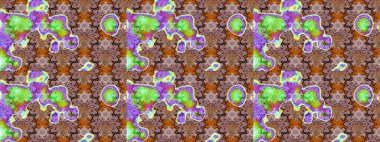 El yapımı çiçek ve bitki koleksiyonu. Raster illüstrasyonu. Eskiz tarzı kahverengi renklerde. Raster illüstrasyonu. Şirin karalamalı çiçek deseni çiz..