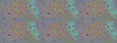 Yapraklı çizim şekli. Şirin, zarif çiçekler Raster illüstrasyonu. Poster ya da kapak için arka plan. Tekstil için figür. Davetiye ve kartpostal tasarımı için dekoratif çiçek unsurları.