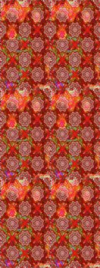 Organik elementler. Botanik kusursuz desen. Suluboya etkisi. Raster deseni.