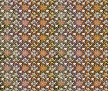 Botanik çizim kalıbı. Suluboya etkisi. Raster deseni. Organik elementler.