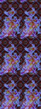 Güzel kumaş deseni. Bahar çiçekleriyle güzel bir çiçek deseni çizmişsin. Raster illüstrasyonu.