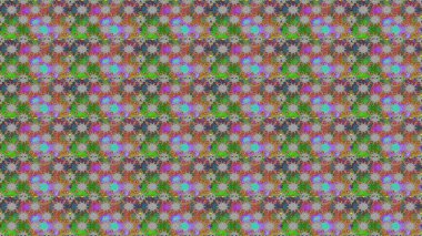 Çiçekli, pürüzsüz bir desen. Raster illüstrasyonu. Raster çiçekleri klasik tarzda çizilmiş. Gri ve kahverengi renkte bahar çiçekleri.