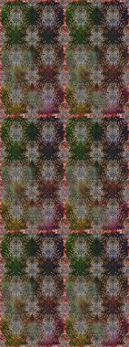 Gri ve kahverengi renkli çiçeklerle kusursuz çiçek deseni. Suluboya tarzında gri ve kahverengi renkte çiçekler.