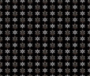 Çiçeksel fantezi tasarımı ve parlak bir arka plan çizimi. Düz Çiçek Elementleri Tasarımı. Renkli Bahar Teması çizim şablonu.