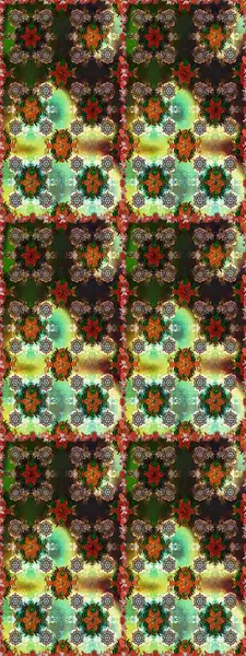 Çiçekler suluboya tarzında kahverengi ve gri renklerde. Raster illüstrasyonunda kusursuz çiçek deseni.