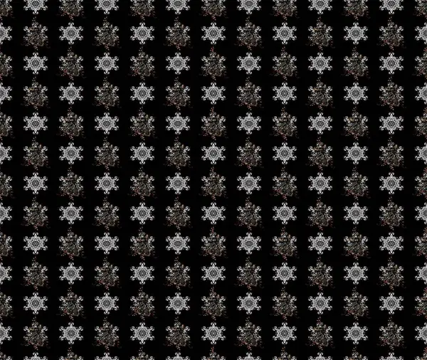 Çiçeksel fantezi tasarımı ve parlak bir arka plan çizimi. Düz Çiçek Elementleri Tasarımı. Renkli Bahar Teması çizim şablonu.