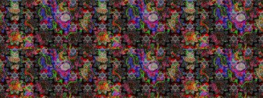 Kartlar, davetiyeler, tarih kartları ve daha fazlası için kullanılabilir. Büyük bir çiçek boyası seti. Raster şirin suluboya çiçek deseni çizimi.