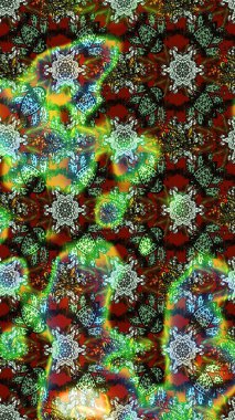 Çiçekli yumuşak bir eskiz şekli. Raster çiçekleri klasik tarzda çizilmiş. Raster illüstrasyonu. Yeşil, kahverengi ve gri renklerde bahar çiçekleri..