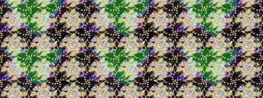 Tarafsız renklerde çiçekler. Raster illüstrasyonu. Tropikal çizim çiçek deseni.