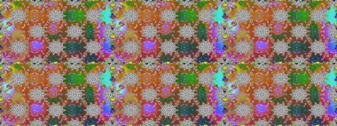 Watercolor seamless pattern. Trendy print. Vintage. Beautiful pattern for decoration and design. Exquisite pattern of watercolor sketches of the flower.