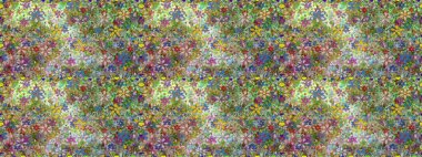 Raster illüstrasyonu. Güzel kumaş deseni. Küçük çiçekteki kusursuz desen. Güzel çiçek arkaplanı..