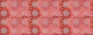 Seamless pattern. Organic motif background. Raster illustration. Ultrafashionable fabric pattern.