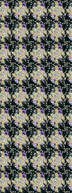 Tatil havası. Bahar mevsimi. Raster güzel bir çiçek deseni çizmiş. Nazik romantik baskı.