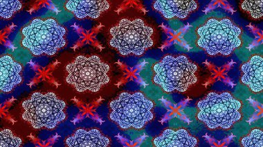 Güzel kumaş deseni. Güzel suluboya yaz çiçekleri deseni..