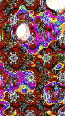 Simple cute pattern in small-scale flowers. Raster illustration. Floral sketch background for textile or book covers, manufacturing, wallpapers, print, gift wrap and scrapbooking.