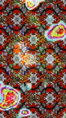 Simple cute pattern in small-scale flowers. Raster illustration. Floral sketch background for textile or book covers, manufacturing, wallpapers, print, gift wrap and scrapbooking.