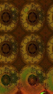 Raster düz çiçek çizim deseni. Kahverengi renkli çiçekler. Tasarım hediye paketi, tebrik kartları, posterler ve afiş tasarımı.