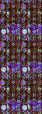 Hoş bir çiçek geçmişi var. Güzel kumaş deseni. Küçük bir çiçekte eskiz deseni. Raster illüstrasyonu.