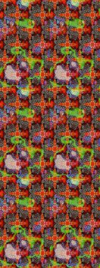 Karalama elementleri. Çizim çiçek deseni duvar kağıdı, web sitesi arka planı, ambalaj kağıdı, davetiye, broşür, afiş veya web sitesi için kullanılabilir. El çizimi Raster illüstrasyonu.