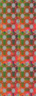 Gri ve kahverengi renkli çiçekler. Düz Çiçek Elementleri Tasarımı. Güzel çiçek deseni. Renkli Bahar Teması Kusursuz Arkaplan.