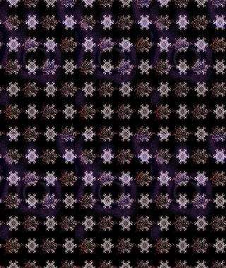 Nazik romantik baskı. Tatil havası. Siyah renkli çiçekler. Raster güzel bir çiçek deseni çizmiş. Bahar mevsimi.