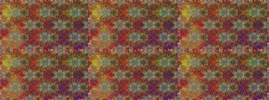 Raster Yumuşak kumaş deseni. Klasik taslak çizimi. Çiçeksel kahverengi, pürüzsüz desen. Raster çiçek izi..