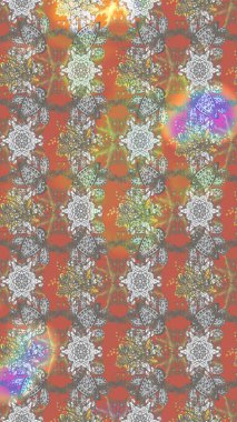 Gri, nötr ve bej renkli çiçekler. Nazik romantik baskı. Tatil havası. Bahar mevsimi. Raster güzel bir çiçek deseni çiziyor..