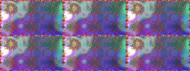 Küçük çiçekte güzel bir çiçek deseni var. Raster deseni. Çiçekli, suluboya desenli kusursuz çiçek deseni.