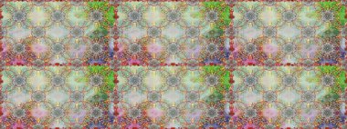 Kusursuz çiçek deseni duvar kâğıdı olarak kullanılabilir. Raster illüstrasyonu. Tarafsız ve gri renkte çiçekler.