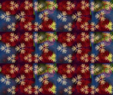 Davetiye ve kartpostal tasarımı için dekoratif çiçek unsurları. Şirin, zarif çiçekler Raster illüstrasyonu. Yapraklı çizim şekli. Tekstil için figür. Poster veya kapak için arkaplan.