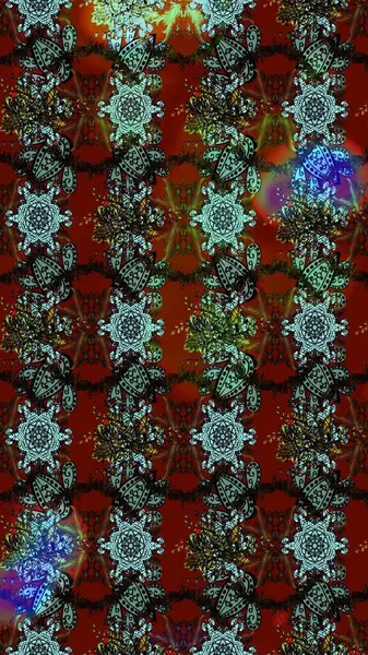 Düz Çiçek Elementleri Tasarımı. Çiçeksel fantezi tasarımı ve parlak bir arka plan çizimi. Renkli Bahar Teması çizim şablonu.