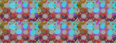 Hint çiçek liyada madalyon deseni. Etnik Mandala süsü. Tekstil, tebrik kartı, boyama kitabı, telefon kılıfı baskı için kullanılabilir. Raster Kına dövme tarzı.