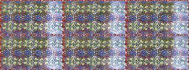 Renkli Bahar Temalı Kusursuz Arkaplan. Gri ve nötr renkte çiçekler. Çiçeksiz desenli arka plan, yaz çiçekleri. Düz Çiçek Elementleri Tasarımı.