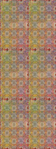 Düz Çiçek Elementleri Tasarımı. Süslü kumaş deseni. Raster illüstrasyonunda kusursuz çiçek deseni. Renkli Bahar Teması Kusursuz Arkaplan.