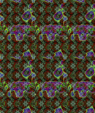 Şatafatlı bahar bahçesi dokusu. Çiçek deseni. Flower eskiz arka planı. Raster illüstrasyonu.