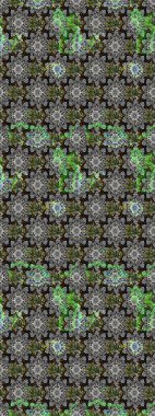 Modern gelişim, gri raster arka plan duvar kağıdı çizimi, klasik çizgi, desenli desenli çiçekler, çiçekli süsler. Çiçekli el çizimi çizimi deseni.