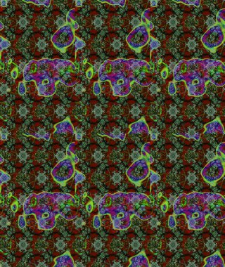 Şatafatlı bahar bahçesi dokusu. Çiçek deseni. Flower eskiz arka planı. Raster illüstrasyonu.