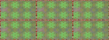 El çizimi dikişsiz sonbahar çiçekleri deseni. Doodle tarzı. Renkli yeşil ve tarafsız bir desen. Tekstil ve kapak tasarımı için mükemmel. Yeşil ve nötr renkte çiçekler.