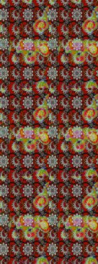 Tekstil, kumaş, ambalaj, hatıra defteri için hoş bir çiçek arkaplanı. Elle çizilmiş çiçek desenli Raster çizimi. Çocuksu tasarım. Arkaplanda.