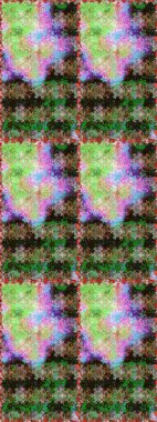 Düz Çiçek Elementleri Tasarımı. Şirin çiçek elementleri. Kusursuz desenli, modaya uygun kumaş deseni. Raster illüstrasyonu. Renkli Bahar Teması Kusursuz Arkaplan.